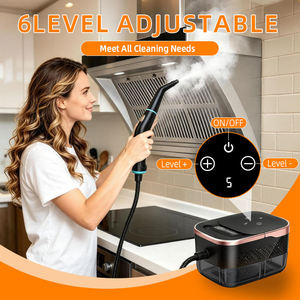 Portable Handheld Steam Cleaner 16 Accessories 6 <b>Level</b> Adjustable 15s Heat Up <b>Tile</b> Grout Floor Cleaner Home Use - Product Image 4