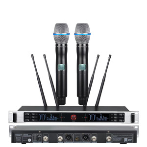 TURE DIVERSITY 640-690MHz Uhf Micrófonos inalámbricos de gama alta de doble canal mejor - Product Image 3
