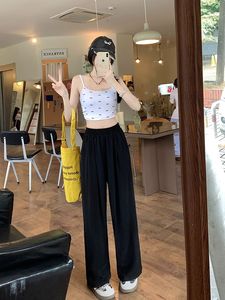 Nuovi <span class=keywords><strong>Pantaloni</strong></span> Palazzo da <span class=keywords><strong>Donna</strong></span> Multicolore <span class=keywords><strong>in</strong></span> Seta Ghiaccio 2026 - Tessuto <span class=keywords><strong>in</strong></span> Acetato, <span class=keywords><strong>Vita</strong></span> Elastica, Vestibilità Ampia, <span class=keywords><strong>Pantaloni</strong></span> Lounge - Product Image 5