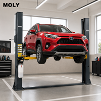 MOLY Özelleştirilmiş 2 Kolon Araç Lifti 12000lbs Hidrolik Araç Liftleri Garaj İçin