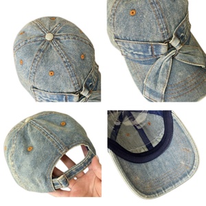 Gorra de Béisbol Personalizada Estilo Coreano, Elegante y Versátil, con Lazo Decorativo, Unisex, Vintage - Product Image 2