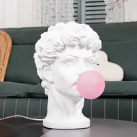 Nouvelle conception de lampe de table sculpturale LED Villa David Grèce avec bulles de savon