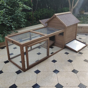 <span class=keywords><strong>Cage</strong></span> à poulets de luxe écologique et imperméable pour l'extérieur, en bois de sapin chinois, pour maisons et meubles pour animaux de compagnie - Product Image 6