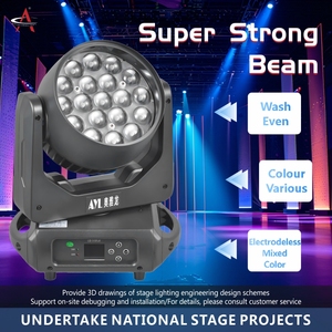 Rs19 19 19x15W RGBW 4in1 <span class=keywords><strong>LED</strong></span> máy giặt ánh sáng DMX512 kiểm soát di chuyển đầu tập trung rửa ánh sáng cho DJ Bar tiệc cưới câu lạc bộ đêm - Product Image 5
