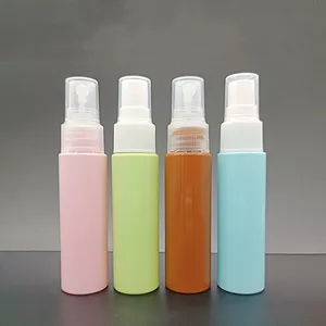 Flacone spray per nebbia di plastica da 30ml 80ml flacone spray per profumo di alcool in plastica per animali domestici 50ml flacone dispenser profumo Toner 100ml