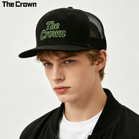 Gorra Trucker de 6 Paneles con Logotipo Personalizado, Parte Delantera de Gamuza, Bordado 3D en Relieve, Visera Plana Estructurada, Venta al Por Mayor, Fabricante