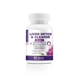 ส่งออกข้ามพรมแดน ผลิตภัณฑ์ใหม่ LIVER DETOX & CLEANSE, 60 แคปซูล, ผลิตภัณฑ์เสริมอาหารขายตรงจากโรงงานต้นทาง - Product Image 3