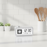 Horloge de gestion du temps pour étudiants avec affichage visuel de la température et de la date, alarme, écran LCD, en ABS – Fourniture directe usine