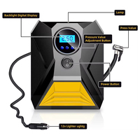 Ideas In Life Gonfleur de pneus 12 volts Compresseur d'air 12 v DC Pompe automatique portable pour auto voiture vélos Matelas et Mor