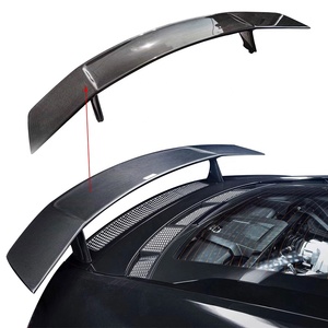 Nouveauté : <span class=keywords><strong>Aileron</strong></span> arrière en fibre de carbone sèche style Vors pour <span class=keywords><strong>Audi</strong></span> R8 V8 V10 2016-2021 - Product Image 1