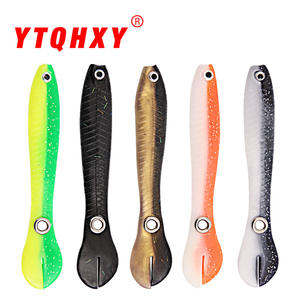 Señuelo de pesca con cebo suave biónico, cebo para pesca de lubina en agua dulce y marina, 5 colores XY-476 - Product Image 2