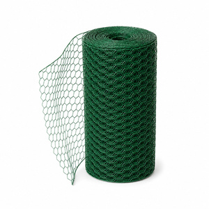 <span class=keywords><strong>Grillage</strong></span> hexagonal tissé en PVC et acier noir, fil de 1,8 mm, hauteur 1,0 m, rouleau de 45 m, ouverture 25 mm, pour enclos extérieur pour cochon d'Inde - Product Image 4