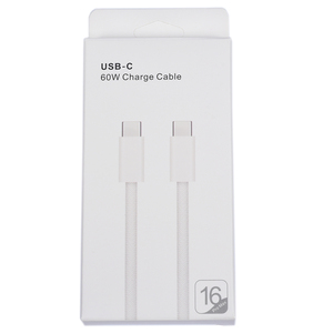 Cavo Dati Intrecciato in Nylon CE FCC per Ricarica Rapida, Cavo di Ricarica Type-<span class=keywords><strong>C</strong></span> a Type-<span class=keywords><strong>C</strong></span>, USB-<span class=keywords><strong>C</strong></span> a USB-<span class=keywords><strong>C</strong></span> per iPhone 16 iPhone16 Pro Max - Product Image 5
