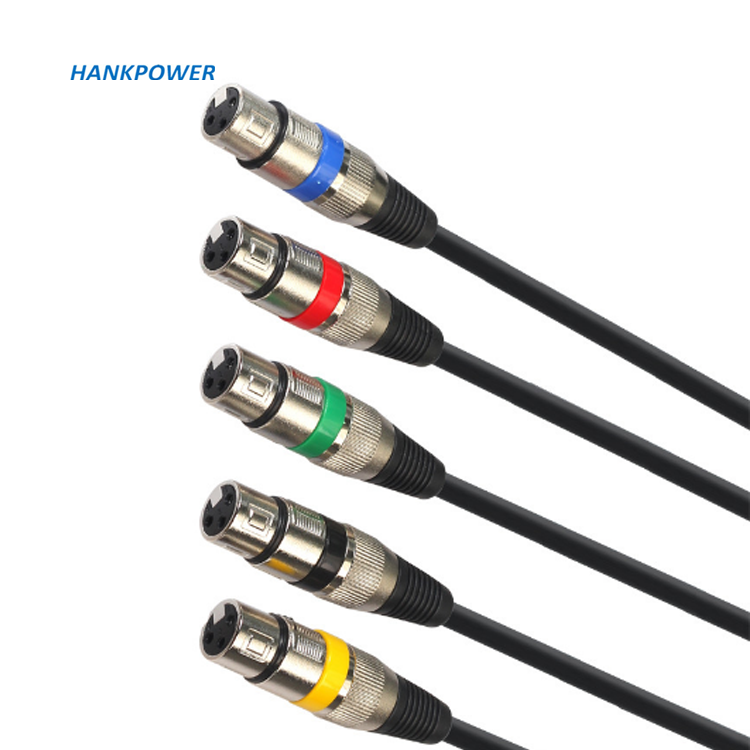 XLR マイクオーディオケーブル 3Pin XLR オス - メス延長ケーブル