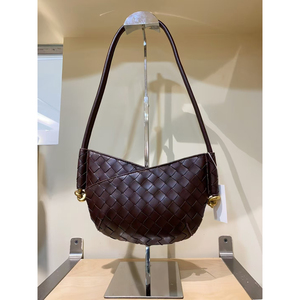 Dernière mode sacs à bandoulière à long manche pour femmes de petite taille sacs à main Hobo tissés à la mode fermeture éclair PU <span class=keywords><strong>sac</strong></span> à main robe coloré - Product Image 2