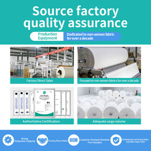 Fabrication professionnelle de tissus non tissés en coton 100% spunlace, respirants et respectueux de l'environnement, à armure toile - Product Image 6