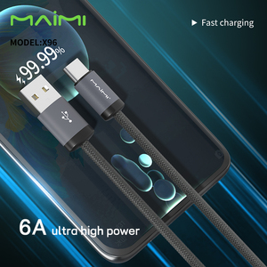 Maimi 2M cordon de charge tressé en nylon câbles de téléphone mobile charge rapide micro charge rapide usb type c pd câble de données - Product Image 5