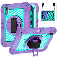 Étui de protection pour tablette iPad Mini 8, 8.5 pouces, support en silicone, étui en silicone avec fente pour stylo, housse anti-chute