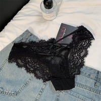 Pakaian Dalam Wanita Baru, Lingerie Renda Lembut Transparan Musim Panas, Celana Dalam Wanita Berbahan Renda yang Bernapas