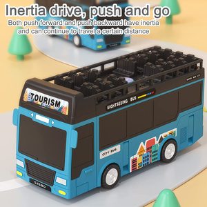 Pistes <span class=keywords><strong>de</strong></span> voiture <span class=keywords><strong>de</strong></span> <span class=keywords><strong>course</strong></span> double pour garçons Jouets d'aventure en bus <span class=keywords><strong>de</strong></span> ville chaude avec volant Jouets éducatifs <span class=keywords><strong>de</strong></span> sauvetage en ville - Product Image 3