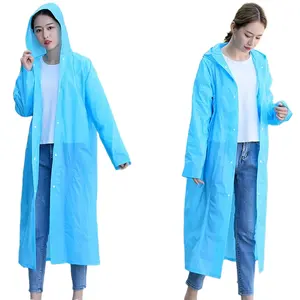 Chinese manufacturer thick plastic rain coat for adult men