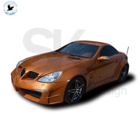 Nouveau Kit de pare-chocs de voiture à large carrosserie populaire pour SLK R171 SLK200 SLK350 capot de pare-chocs avant en Fiber de verre