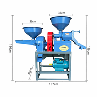 Machine à moudre le riz combinée, fournie directement par l'usine, plusieurs modèles disponibles, équipement de traitement des céréales très rentable