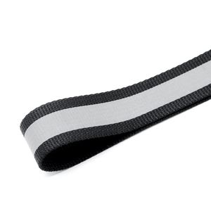 เทปสะท้อนแสงคุณภาพสูงแบบกำหนดเอง ผลิตจากโพลีเอสเตอร์ทอ หลายสี สำหรับเสื้อผ้าและกระเป๋า - Product Image 4