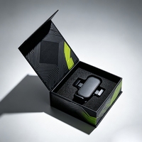 Boîte d'emballage personnalisée de luxe pour support de téléphone, boîte à rabat magnétique, boîte cadeau rigide haut de gamme pour support de téléphone portable, vente en gros