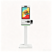 Terminal de paiement en libre-service mural de 32 pouces, kiosque de vente Windows, écran de menu pour commande automatique, machine de commande de restauration rapide