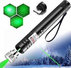 Bán Hot USB có thể sạc lại công suất cao 303 sao biểu tượng tùy chỉnh màu xanh lá cây con trỏ laser bút <span class=keywords><strong>Torch</strong></span> - Product Image 1