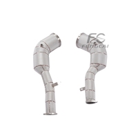 Sistema de Tubo de Escape de Acero Inoxidable con Protección Térmica para Audi S6 S7 C8 2.9T 2020-2023, Mejora de Sonido y Potencia