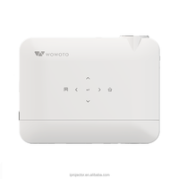 WOWOTO H10S Projecteur vidéo 3D Full HD couleur or 5000 lumens Android 9.0 BT5.0 WiFi 5G de poche