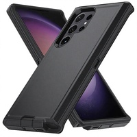 Étui de téléphone de luxe antichoc 3 en 1 robuste à 360 degrés avec protection de l'appareil photo pour S25 Ultra S25 FE S24 Plus S23