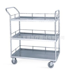 Henry Instrument Trolley 304 Stainless Steel Medical Mobile Operating Room <b>Cart</b> HR-789 - Product Image 2