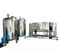 Système de traitement d'eau industriel RO à double étage 10T/H, équipement de purification par osmose inverse bipolaire pour l'alimentation en eau des usines