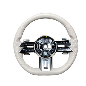 Volante de Fibra de Carbono Clase <span class=keywords><strong>Class</strong></span> para <span class=keywords><strong>Mercedes</strong></span>-Benz AMG W204 W205 CLA GLA 45 C217 W211 W212 W221 W222 S63 C63 GLA45 C43 SLC - Product Image 5