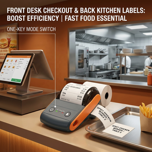 Nueva Impresora Térmica de Códigos de Barras Portátil con USB, Bluetooth, Wi-Fi para Uso en Interiores, Inalámbrica y con Certificaciones CE, FCC y RoHS - Product Image 1