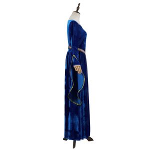 Disfraz de Reina de Terciopelo Retro Renacentista Medieval Europeo Actuación Princesa <span class=keywords><strong>Drama</strong></span> Fiesta Escenario Vestido de Halloween - Product Image 3