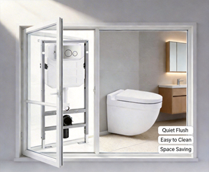 <span class=keywords><strong>Cassetta</strong></span> <span class=keywords><strong>WC</strong></span> a incasso per <span class=keywords><strong>WC</strong></span> e bagno, con doppio scarico e risparmio idrico - Product Image 4