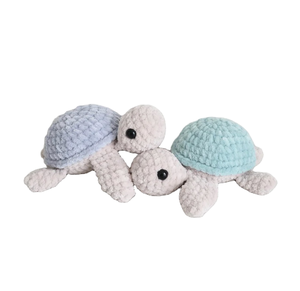 Giocattolo Tartaruga <span class=keywords><strong>Amigurumi</strong></span> Personalizzato con Logo Gratuito, Tartaruga Imbottita all'Uncinetto, Piccola Tartaruga Cartone Animato, Animale Marino in Peluche, Tessuto di Cotone - Product Image 1