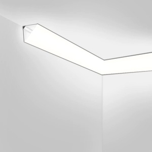 14.5*7mm dễ dàng cài đặt LED hồ sơ khuếch tán ánh sáng Dải đùn nhôm đen lõm hệ thống gắn ánh sáng bền - Product Image 3