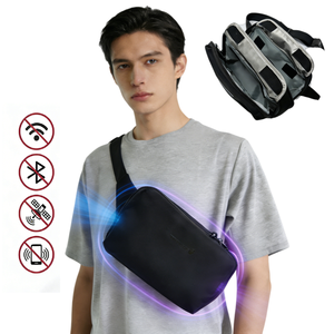 Bolsa de Cintura Esportiva com Blindagem Faraday Personalizada, Forro de Cobre e Níquel, Impermeável e Durável para Viagens e Uso ao Ar Livre - Product Image 1