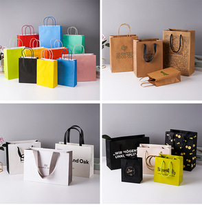 Kustom buatan tangan pita pegangan putih gading papan Tote tas disesuaikan dicetak kemasan untuk Supermarket Pameran Makanan - Product Image 6