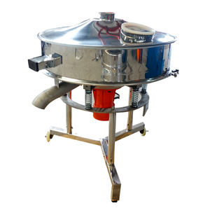High Frequency Circular Stainless Steel Vibrating Sifter Machine Motor for Food Juice <b>Soy</b> <b>Milk</b> Liquid Filter Residue Separation - Product Image 5