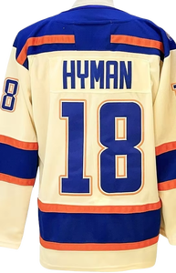 Jersey Hoki Es Jahitan Atas 2025 Baru 29 Leon Draisaitl 97 Connor McDavid 18 Hy-man 93 Nugent-Hopkins 74 Skinner - Product Image 3