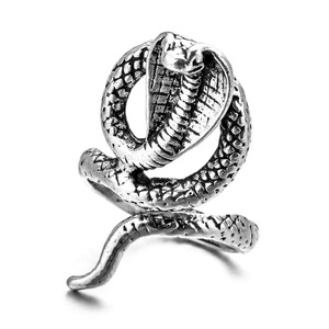 AA017965 vente en gros bagues gothiques bague en forme de serpent unique en alliage - Product Image 5