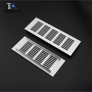 Grille de ventilation décorative à gaz Dissipation de la chaleur Filet de <span class=keywords><strong>plaque</strong></span> de cuisson pour réfrigérateur Armoire de cuisine <span class=keywords><strong>Plaque</strong></span> de porte Accessoire - Product Image 2