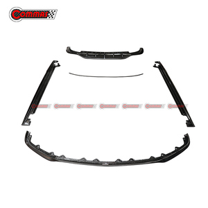 Kit carrosserie en fibre de carbone sèche style V8 2019-2024 pour Bentley Continental GT : Lame avant, jupes latérales, diffuseur arrière, aileron arrière - Product Image 1