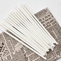 Pailles à boire jetables 100% biodégradables, emballées individuellement dans du papier, écologiques, pour bubble tea